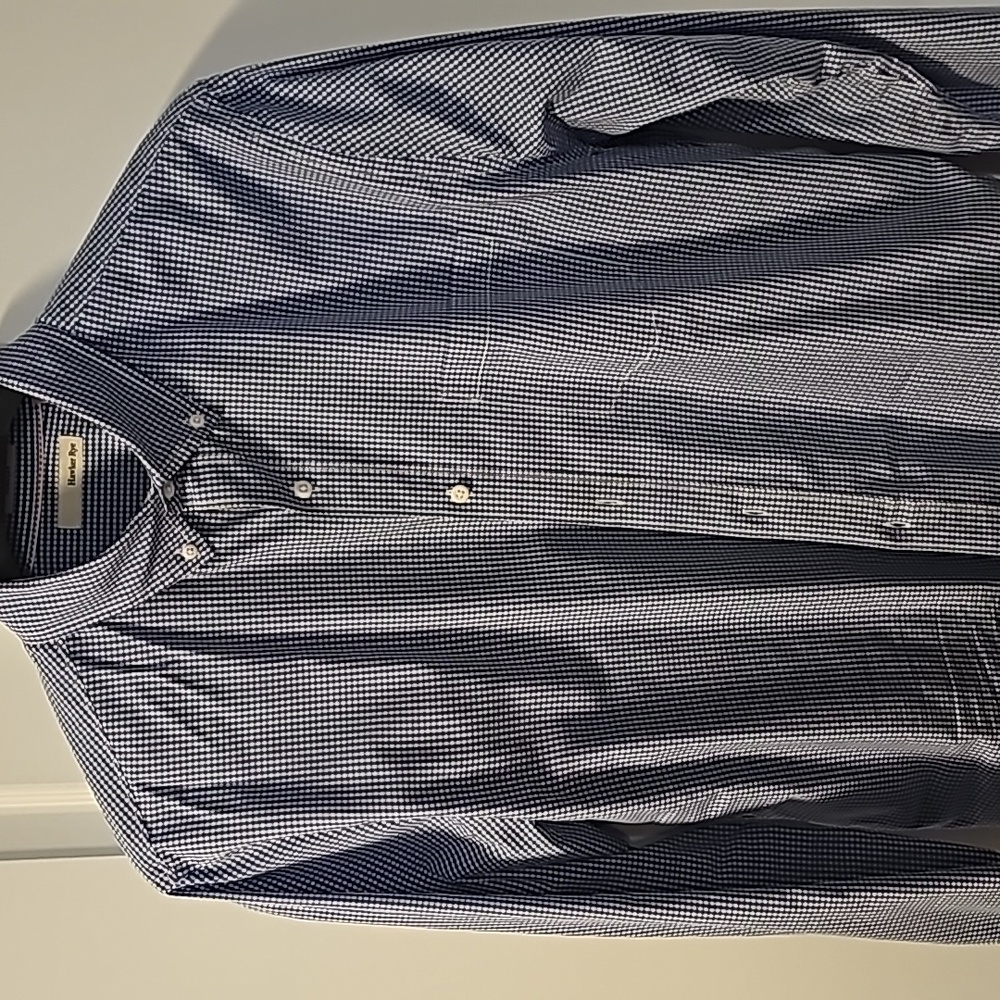 Men's button down dress shirts stretch Oxford XL Hawker and Rye